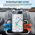 Supporto auto per telefono con blocco automatico e clip