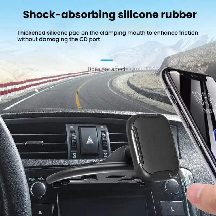 Supporto auto per telefono con blocco automatico e clip