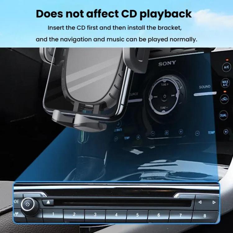 Supporto auto per telefono con blocco automatico e clip