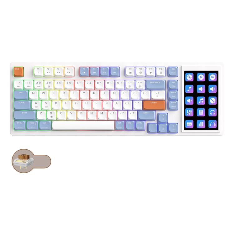Ajazz AKP815 tastiera meccanica cablata 81 tasti RGB