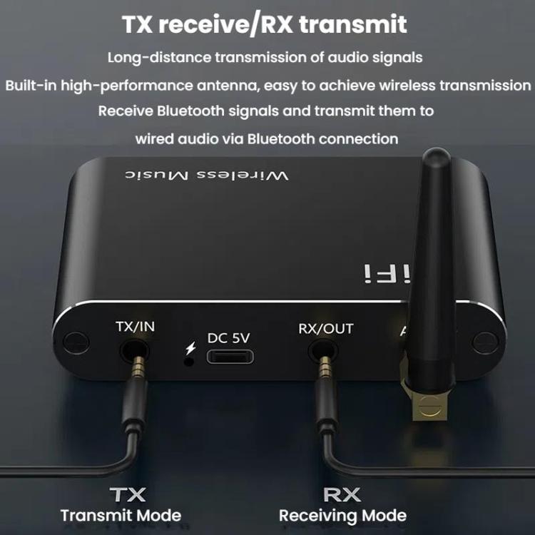 Amplificatore audio 2 in 1 Bluetooth 5.4 AUX