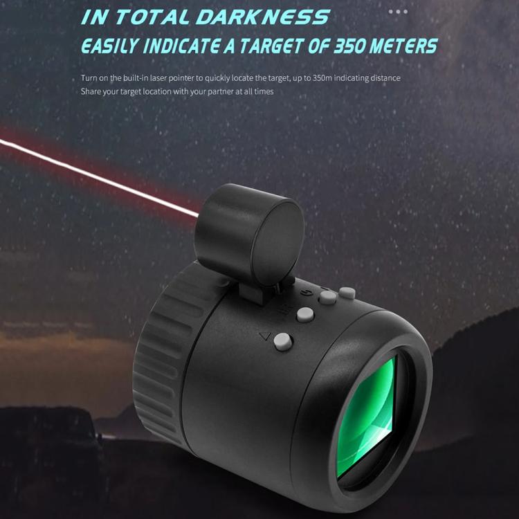 Dispositivo visione notturna monoculare 1-10X HD 1080P