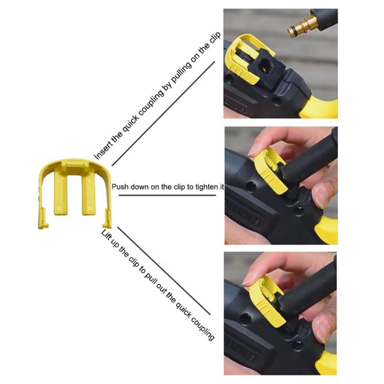 Moschettone a sgancio rapido per Karcher K2-K7 idropulitrice