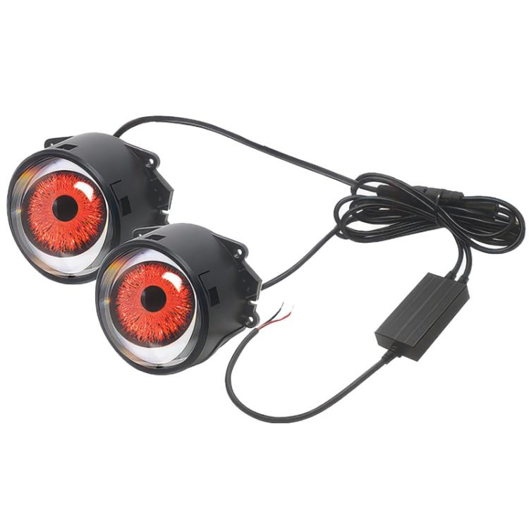 Luce LED occhi demoniaci 3 pollici per auto e moto
