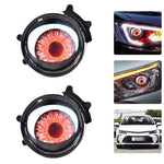 Luce LED occhi demoniaci 3 pollici per auto e moto