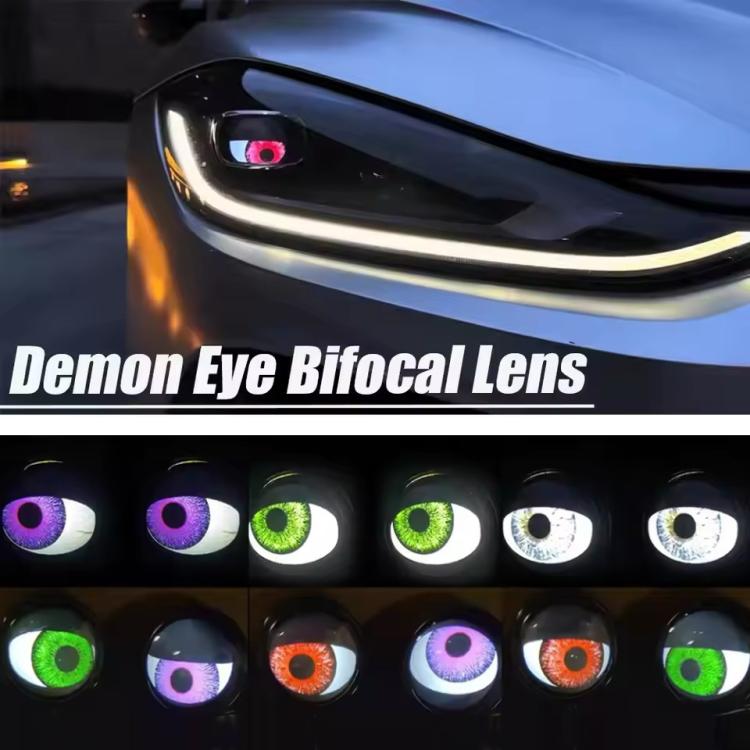 Luce LED occhi demoniaci 3 pollici per auto e moto