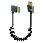 Cavo HDMI 2.1 a molla 8K 60Hz lunghezza 0,5 m Micro HDMI