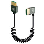 Cavo HDMI 2.1 a molla 8K 60Hz lunghezza 0,5 m Micro HDMI