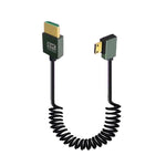 Cavo HDMI 2.1 a molla 8K 60Hz lunghezza 0,5 m Micro HDMI