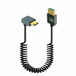 Cavo HDMI 2.1 a molla 8K 60Hz lunghezza 0,5 m Micro HDMI