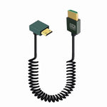 Cavo HDMI 2.1 a molla 8K 60Hz lunghezza 0,5 m Micro HDMI