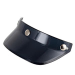 Visiera parasole retrò per casco moto a 3 bottoni