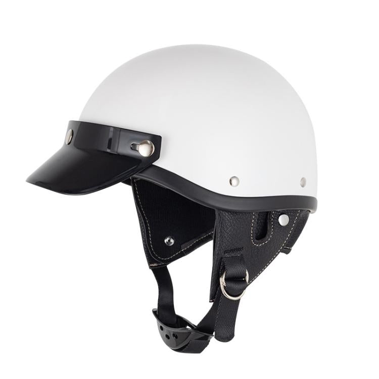 Visiera parasole retrò per casco moto a 3 bottoni