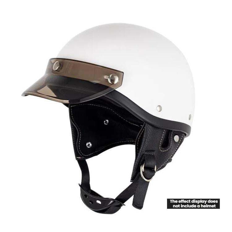 Visiera parasole retrò per casco moto a 3 bottoni