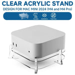 Supporto da tavolo in acrilico per Mac mini M4