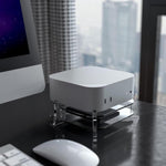 Supporto da tavolo in acrilico per Mac mini M4