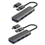 Hub docking Blueendless Type-C con 4 porte USB3.0 e slot SD/TF