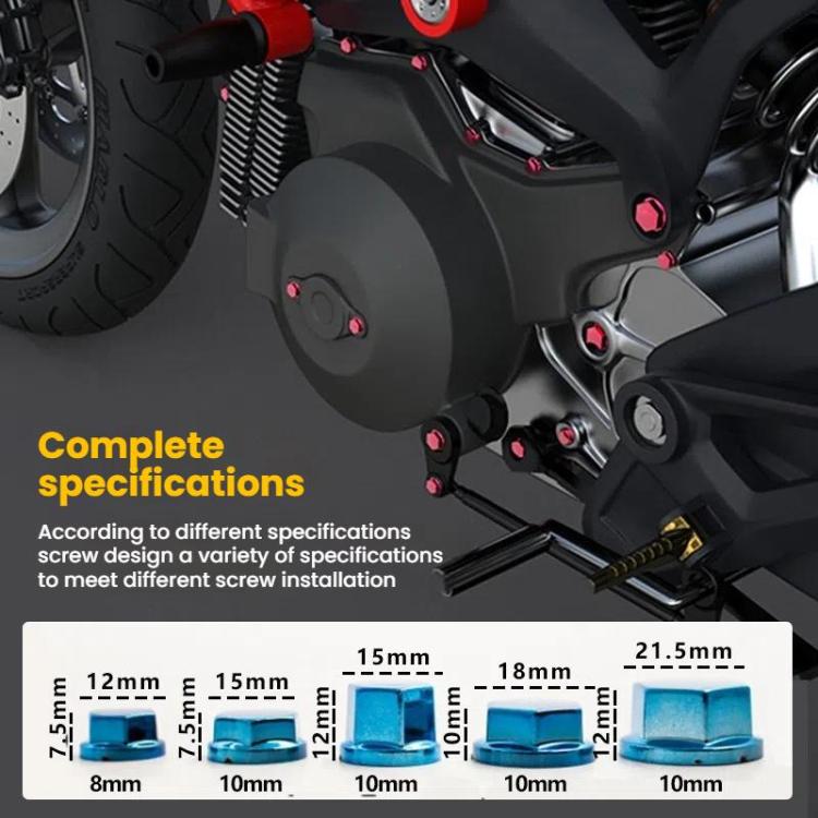 Coprivite decorativo per moto e scooter in ABS