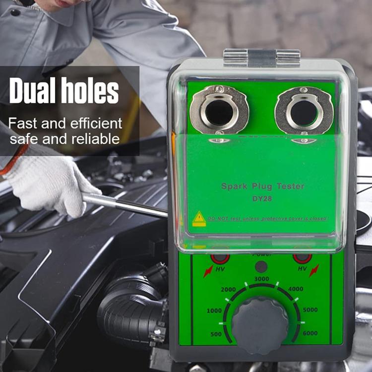 Tester diagnostico doppio foro per candele auto 12V