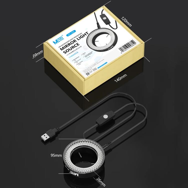 Anello luminoso LED MY-037 a 144 LED per microscopio - immagine 9
