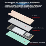 Dissipatore calore in rame per SSD M.2 2280 NVMe