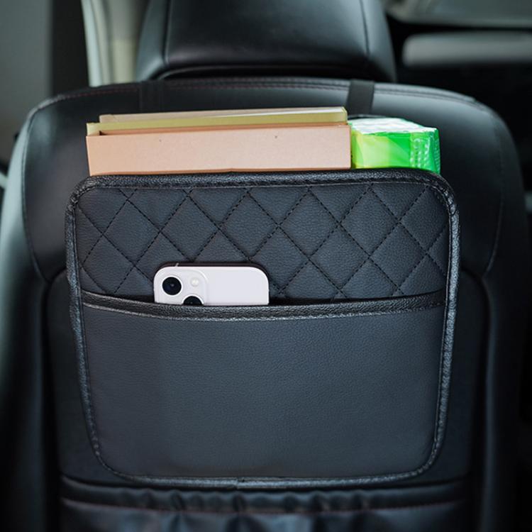 Borsa portaoggetti in pelle per sedile posteriore auto