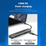 Hub USB-C 7-in-1 HDMI PD USB3.0 USB2.0 SD TF