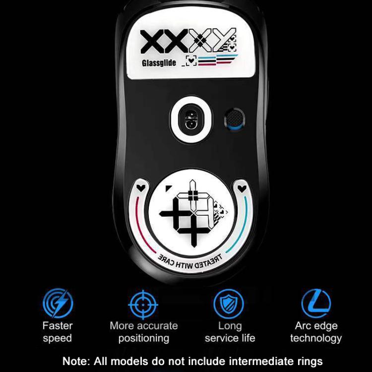 Pattini adesivi in vetro per mouse Logitech GPW