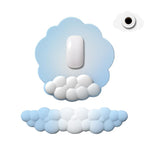 Set 3 pezzi tappetino mouse e tastiera memory foam