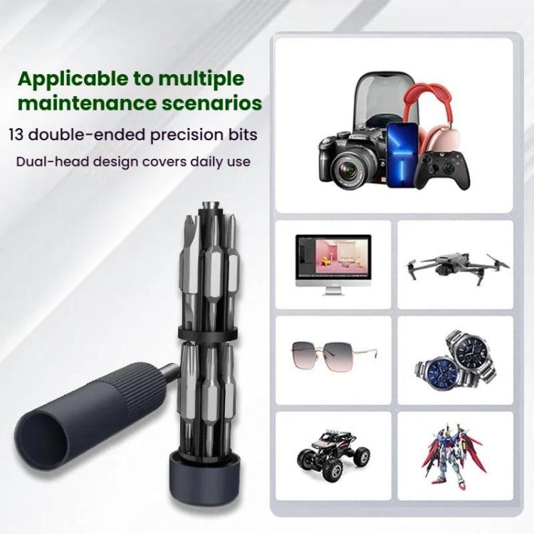 Kit cacciavite di precisione 27 in 1 con punte doppie in acciaio CRV - immagine 9