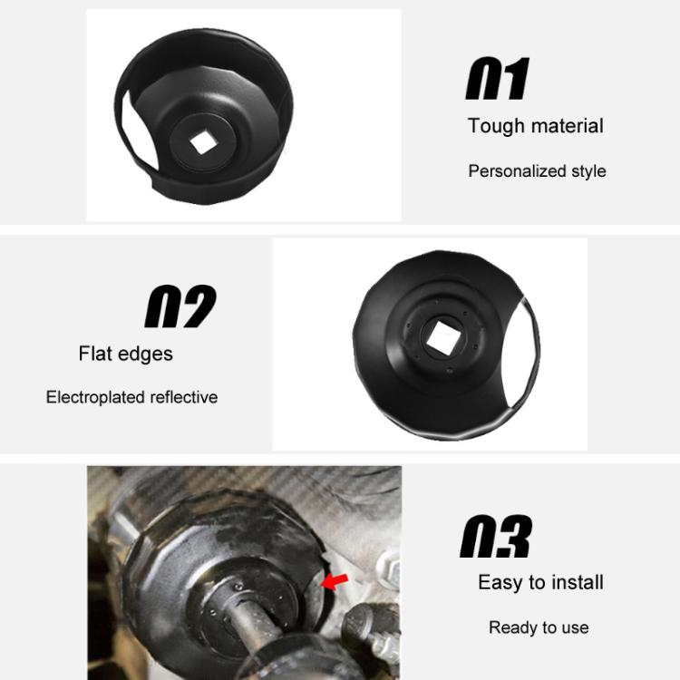 Chiave filtro olio in alluminio per moto Harley 14 mm