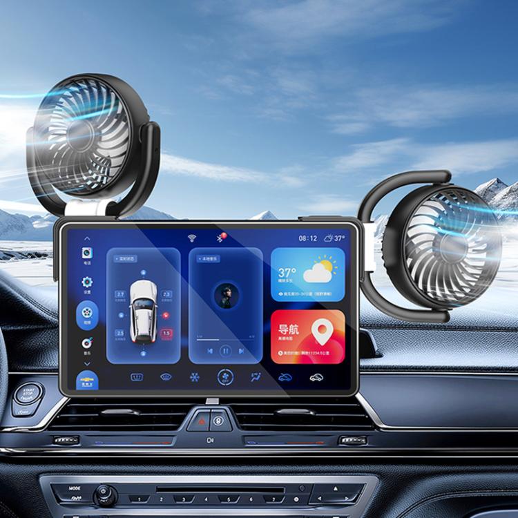Ventilatore angolare pieghevole a tre vie per auto