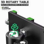 Pinza da tavolo LW-319 per riparazione smartphone, rotante 3D - immagine 6