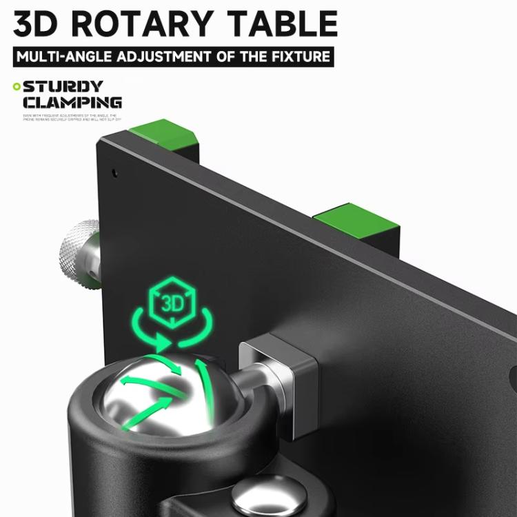 Pinza da tavolo LW-319 per riparazione smartphone, rotante 3D - immagine 6