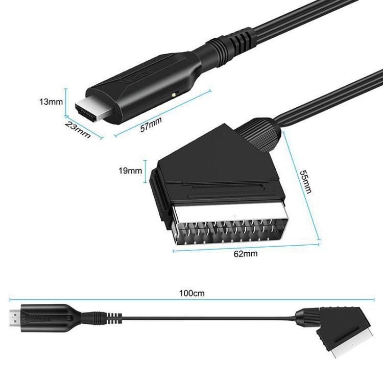 Convertitore HDMI a SCART e SCART a HDMI