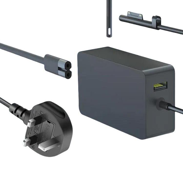 Caricabatterie 65W per Microsoft Surface con porta USB-A