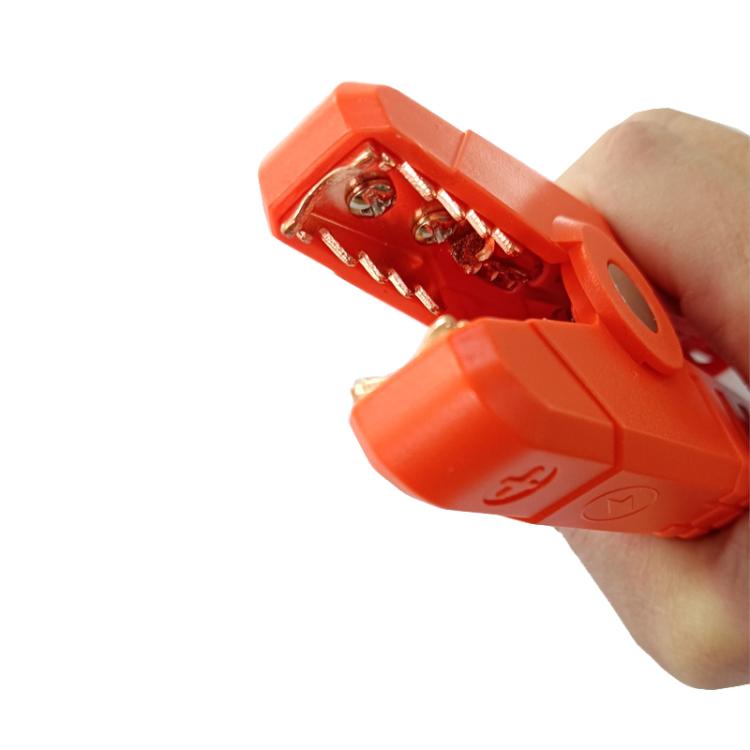 Cavo ricarica batteria auto con clip a coccodrillo 24 cm