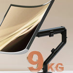 Supporto monitor 15-32" regolabile a molla a gas