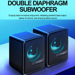 Altoparlanti desktop T-WOLF S3 USB/3.5mm con subwoofer