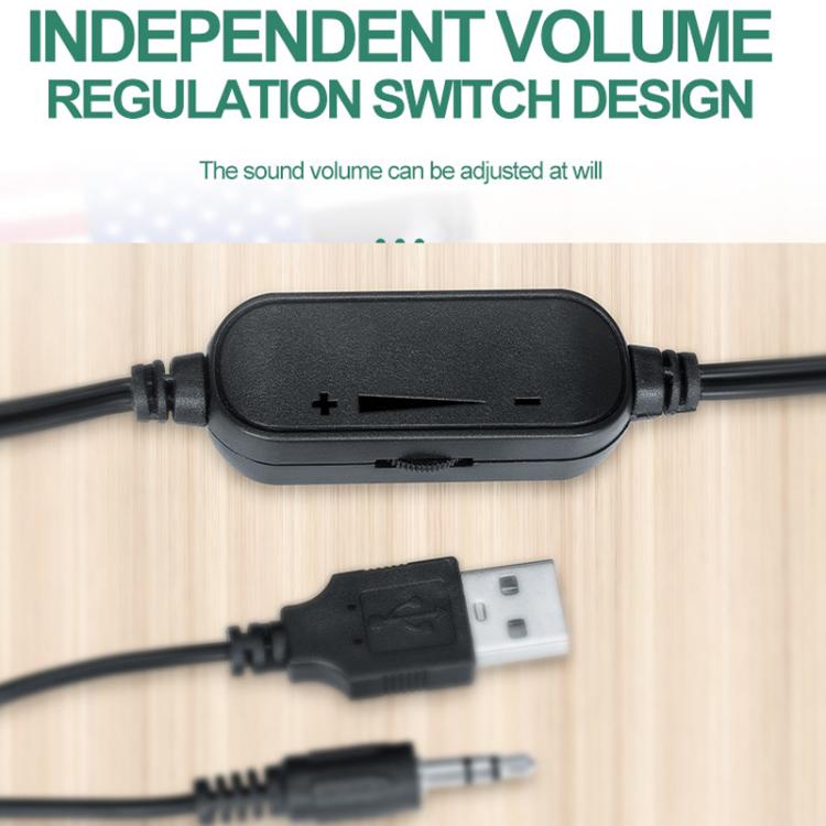 Altoparlanti desktop T-WOLF S3 USB/3.5mm con subwoofer