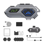 Interfono Bluetooth C8Pro IPX7 per casco moto, variante Soft Mic - immagine 2