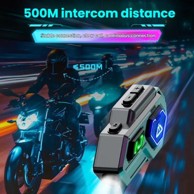 Interfono Bluetooth C8Pro IPX7 per casco moto, variante Soft Mic - immagine 10