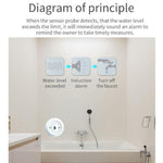 Sensore rilevamento perdite acqua Zigbee compatibile Home Assista