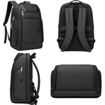 Zaino Business Impermeabile con Porta USB e Lucchetto