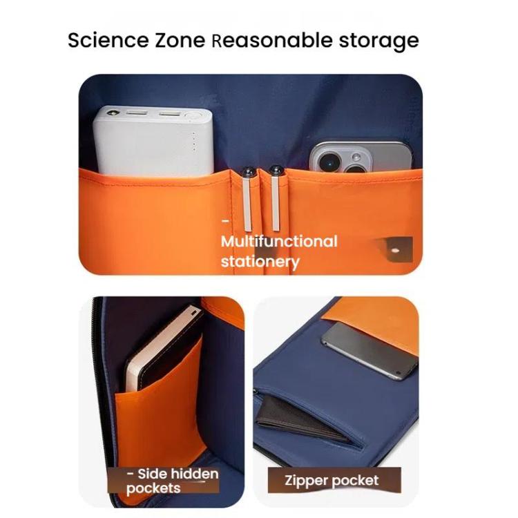 Zaino Business Impermeabile con Porta USB e Lucchetto
