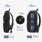 Zaino espandibile impermeabile per laptop 15,6" e 17" Tigernu