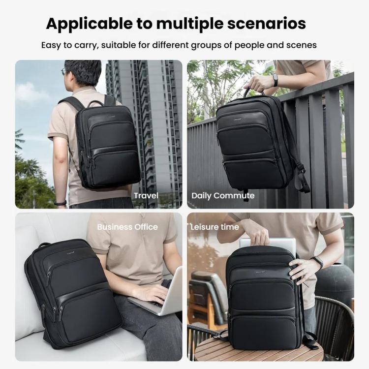 Zaino espandibile impermeabile per laptop 15,6" e 17" Tigernu
