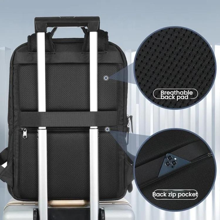 Zaino espandibile impermeabile per laptop 15,6" e 17" Tigernu