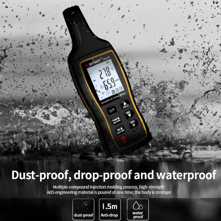 Misuratore digitale di temperatura e umidità SW-572 portatile - immagine 8