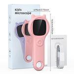 Microscopio digitale per bambini 500X con schermo IPS e 8 LED - immagine 4
